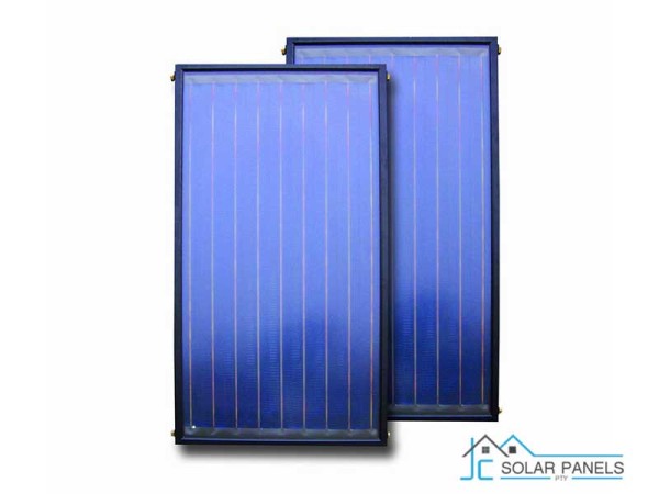 Two Solar Flat Panel Collectors