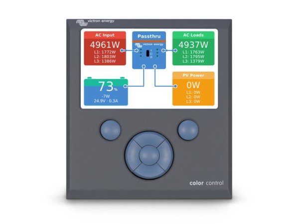 Victron Energy Color Control GX Monitoring