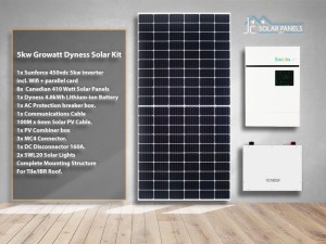 5kw Sunforce Dyness Solar Kit