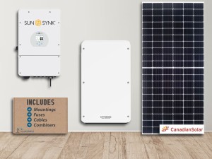 5kw SunSynk 9.6kwh Dyness Solar Kit