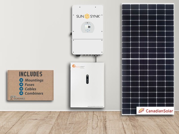 8kw SunSynk 8.7kwh Solar Package