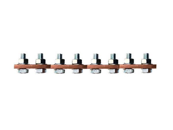 7-Hole Busbar with bolts and nuts