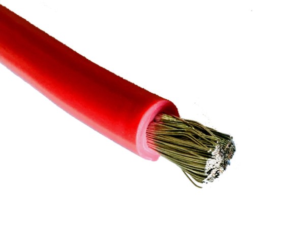 1 meter 50mm Red Battery Cable