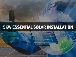 Domestic 5kw Solar System installation for essential appliances