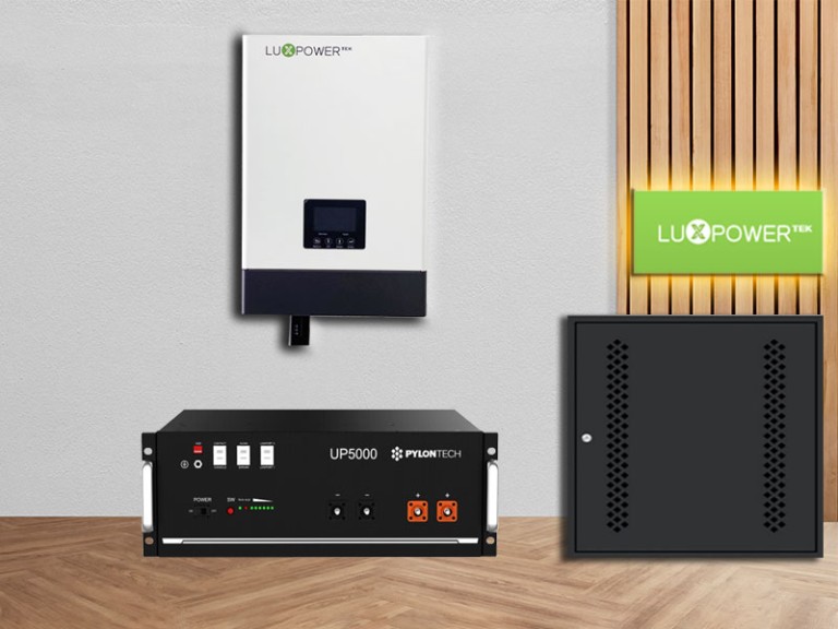5kw Luxpower Pylontech 4.8kwh Backup System JC Solar Panels