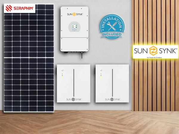 5kw Sunsynk 10.6kwh Solar Kit