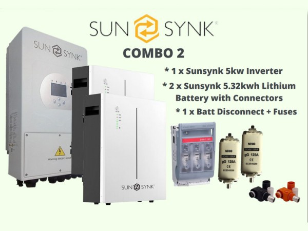 5kw Sunsynk inverter 10kwh Combo 2