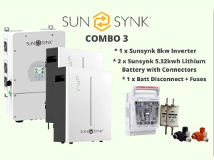 8kw Sunsynk inverter 10kwh Combo 3