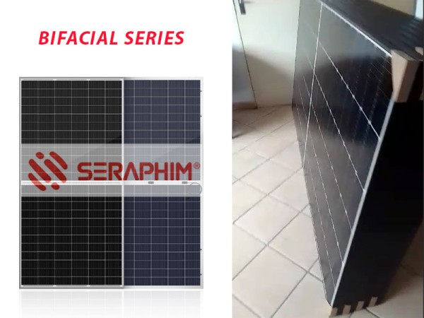Seraphim 560W Bi-Facial Solar Panel