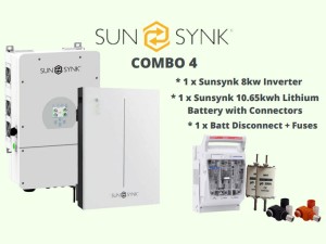 8kw Sunsynk inverter 10.65kwh Combo 4