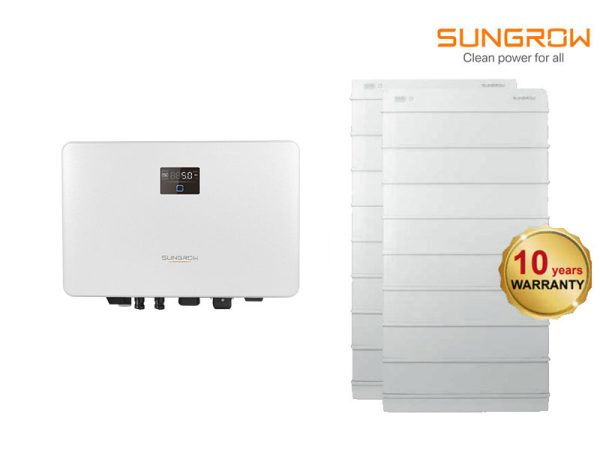 Sungrow 25kw inverter with 51.2kwh Battery Storage