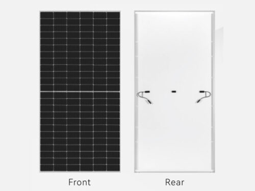 550W TW Solar Panel Front And Back