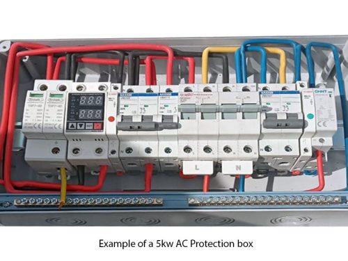 Example of a 5kw AC Protection box