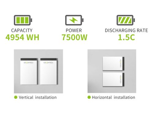 Greenrich WM5000 5kwh Battery Specifications