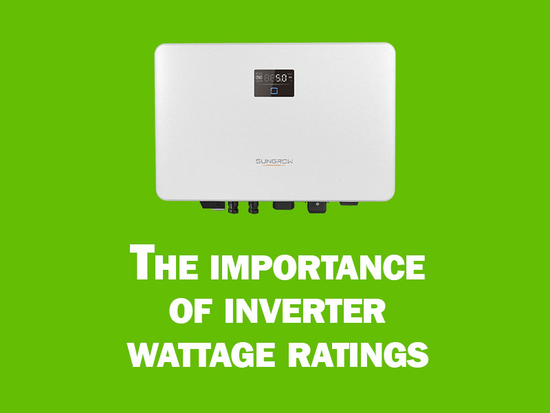 Solar Inverter Wattage Rating