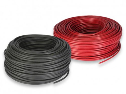 solar cable red black