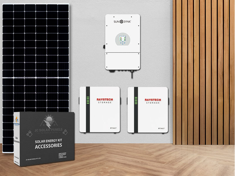 8.8kw Sunsynk inverter with 10.8kwh Raystech solar kit