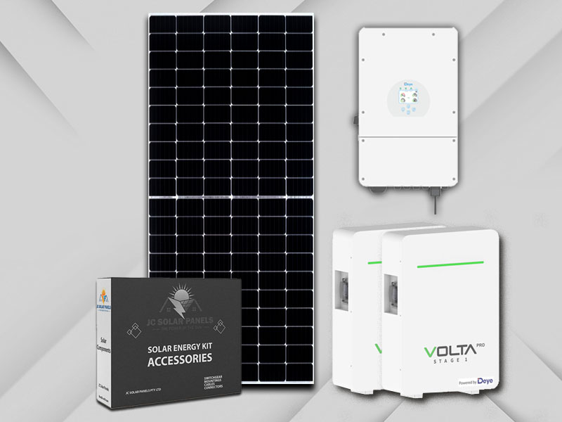 8kw Deye Hybrid Volta 10kwh Solar Kit