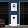5kw Deye Hybrid Inverter 5kwh Felicity Solar Battery Solar Solution