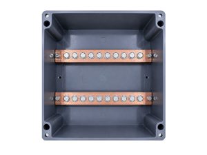 Battery Busbar 2x10 Hole Enclosed Distribution Box