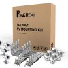 Powerco Tile Roof 4 Panel Mounting Kit