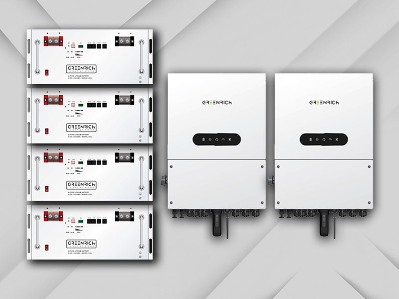 16kw Greenrich UP6100 24.4kwh Battery Bundle 16kw Greenrich UP6100 24.4kwh Battery Bundle