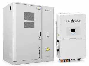 Sunsynk Powerhub 50kW Hybrid Inverter & 120kWh Battery Storage System with Air Conditioning & Fire Suppression