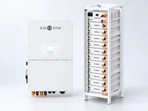 Sunsynk 50kw Inverter with 61kwh Eenovance Batteries Combo