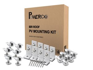 Powerco 4 Solar Panel Mounting Kit for IBR Roof