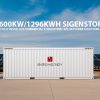 SigenStor 600kW 1296kWh Containerized Solar & Energy Storage Solution