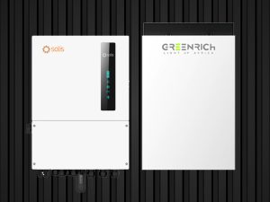 Solis 5kW Hybrid Inverter + Greenrich WM5000 5kWh Lithium Battery Combo
