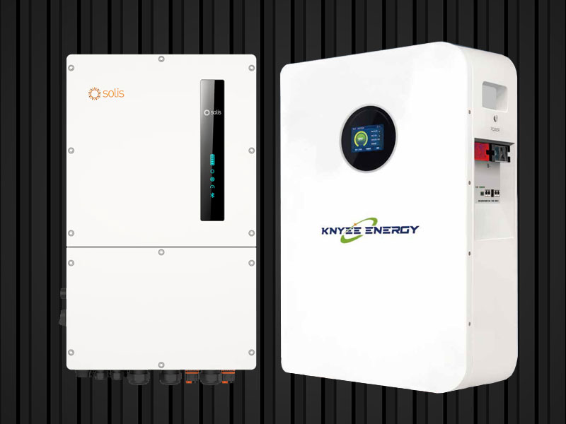 Solis S6 Pro 8kW Hybrid Inverter + Knyee Energy 15.36kWh LiFePO₄ Battery Combo