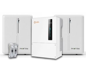 Solis 8kW Hybrid Inverter + 2 × Photon 5.12kWh Battery Bundle