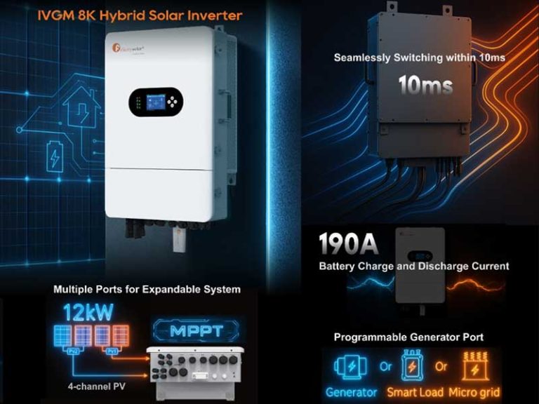 Felicity Solar 8kW Hybrid 48V Inverter - JC Solar Panels