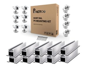 Powerco Short Rail 4 Panel Solar Mounting Kit
