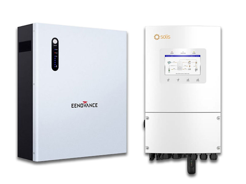5kW Solis Hybrid Inverter with 5.3kWh Eenovance Battery Bundle 5kW Solis Hybrid Inverter with 5.3kWh Eenovance Battery Bundle