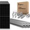 8 x Astronergy 610W Bifacial Solar Panels with Tile Roof Mounting Kit