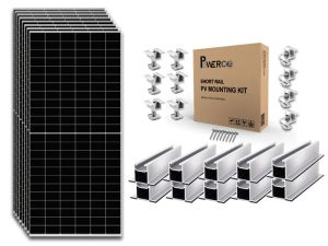8 x Astronergy 610W Solar Panels with IBR & Corrugated Roof Mounting Kit