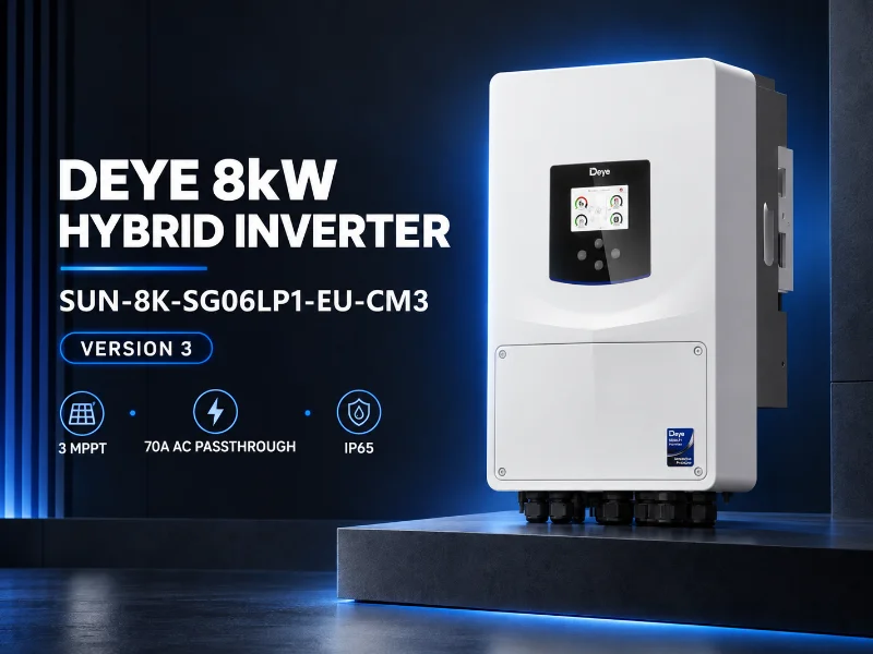 8kw Deye SUN-8K-SG06LP1 -EU-CM3 Inverter 8kw Deye SUN-8K-SG06LP1 -EU-CM3 Inverter