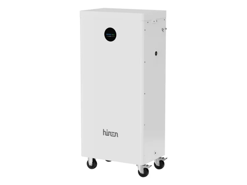 Hinen B16000 16kWh Lithium Solar Battery – Opposite Side View Hinen B16000 16kWh Lithium Solar Battery – Opposite Side View
